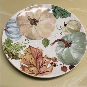 Autumn Harvest Ceramic Plate